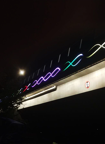 Projekt výmenného osvetlenia Lin'an Changxi Line Qijiaqiao